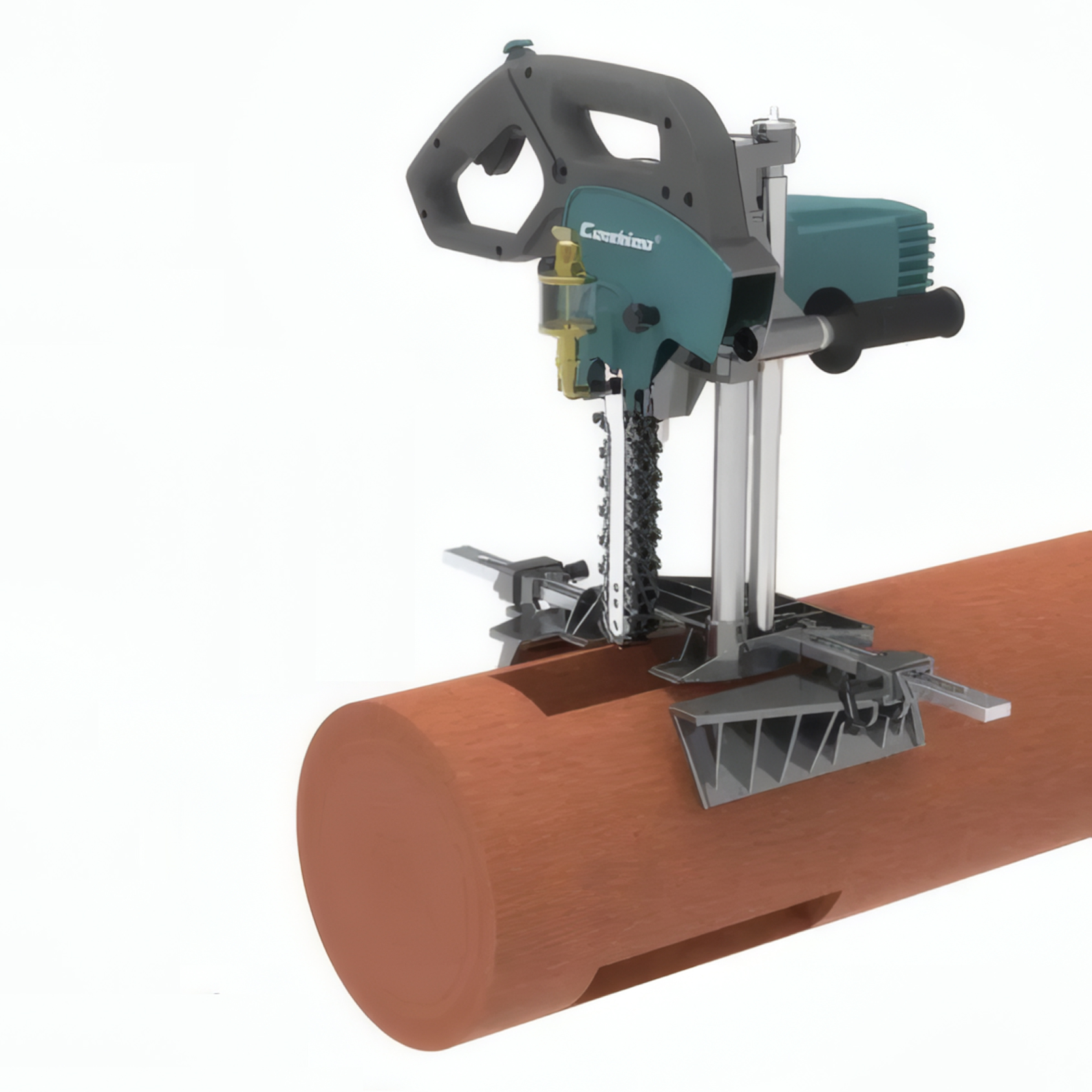 CZM-150 Woodworking Portable Square Hole Chain Saw Ancient Building Pavilion Punching Wood Mortise Machine