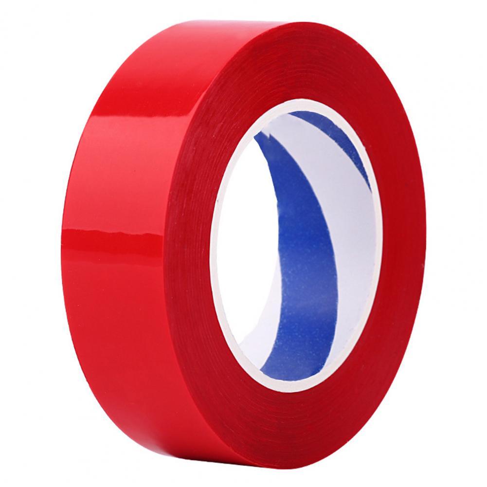 1 Roll 5m/15m Tape Double Sided Multifunctional Adhesive Tape Easy Use PET No Traces Portable Couplet Tape for Festival