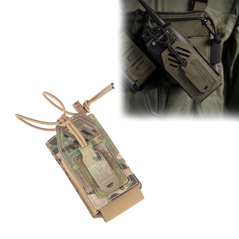 5.56 Tactical Magazine Pouch Laser Cut MOLLE Radio Bag Adjustable Tool Storage Bag for Airsoft Paintball Shooting,Hunting