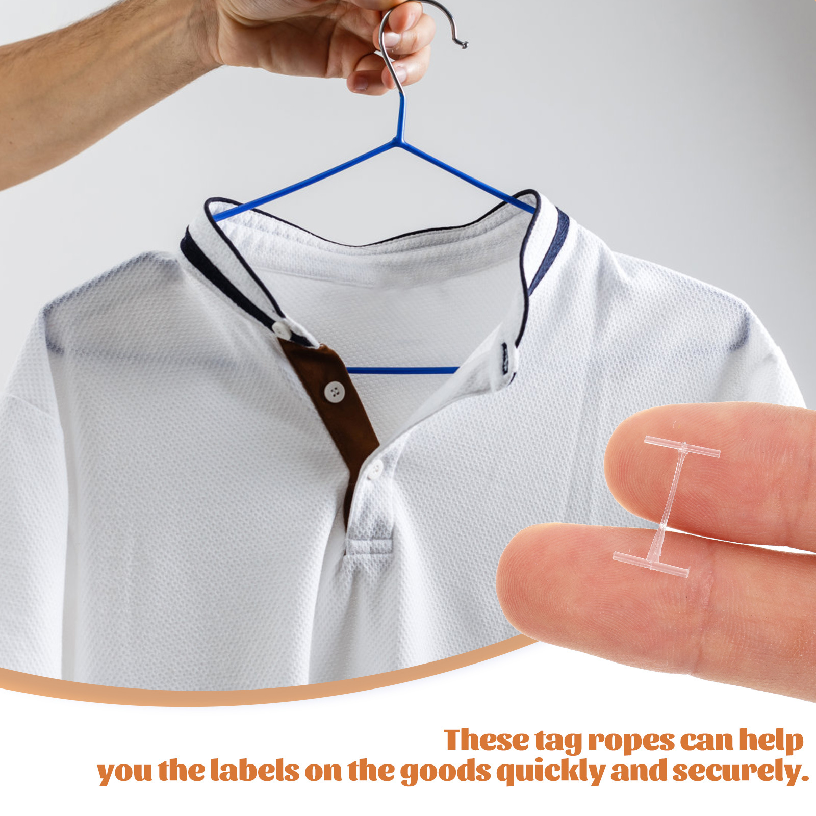 10000 Pcs Tag Sock Glue Needle Clothing Labels Clothes Plastic Packing Accessories