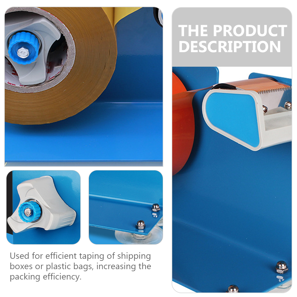 Premium Desktop Tape Cutter Strong Iron Plastic Serrated Blade Efficient Packing Tool For Home Office Supermarket Use Tape