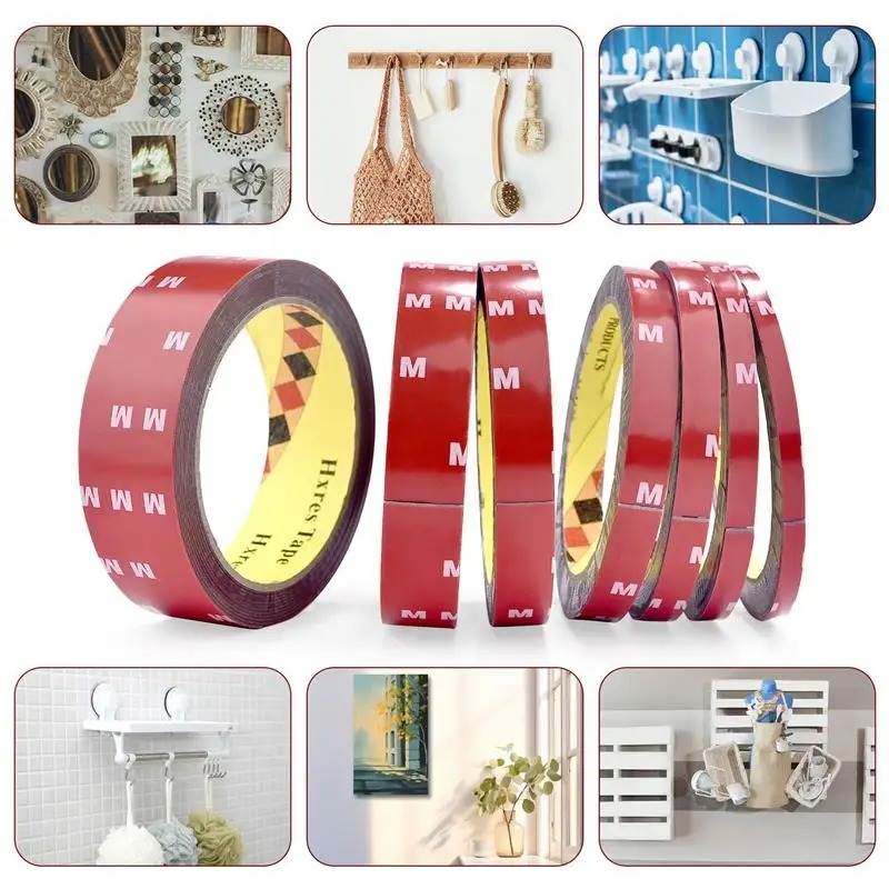 Waterproof Acrylic Foam Double-sided Adhesive Tape Heavy Duty Extra Strong Mounting Tape For Mounting Fixing Pad Sticky Tapes