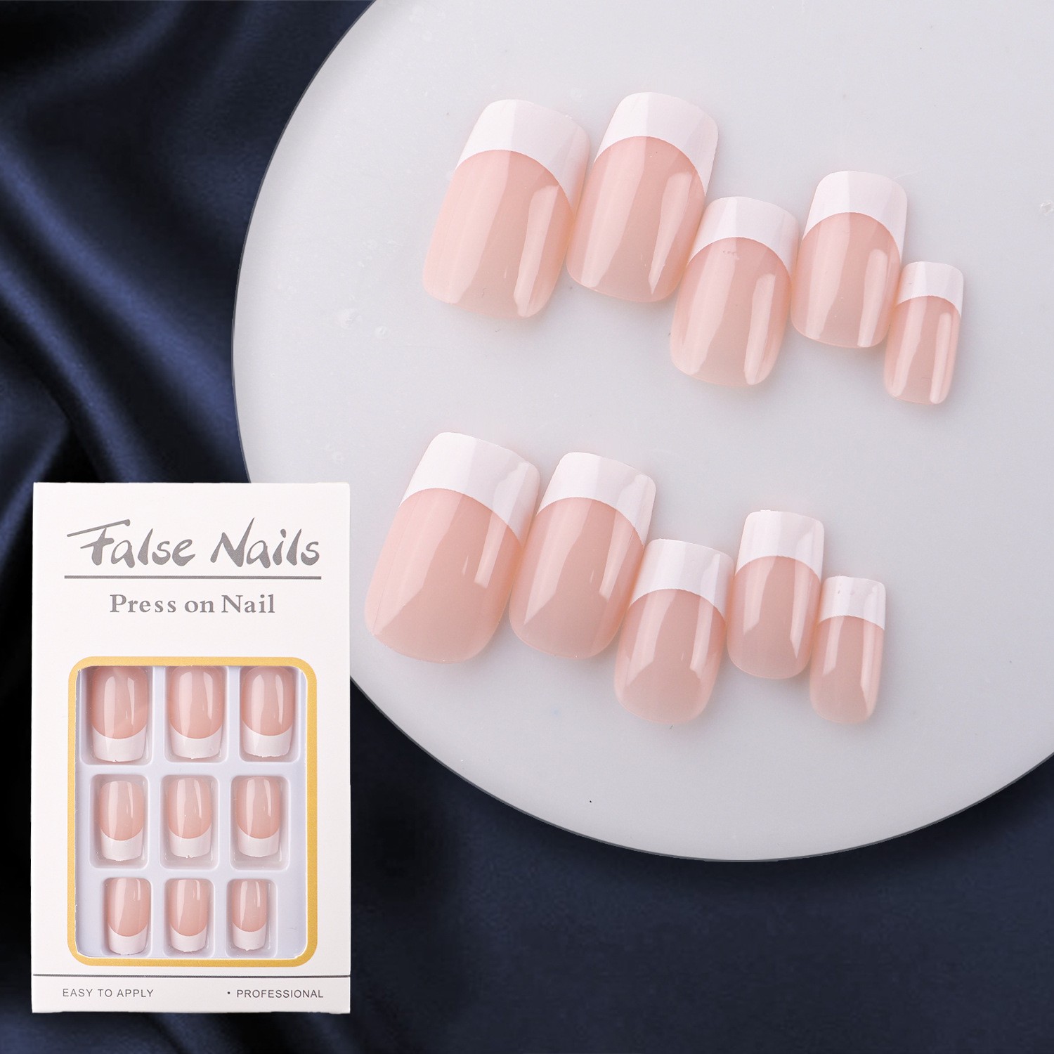 TPE silicone doll fingernails, toe nails, 24 pieces in a box