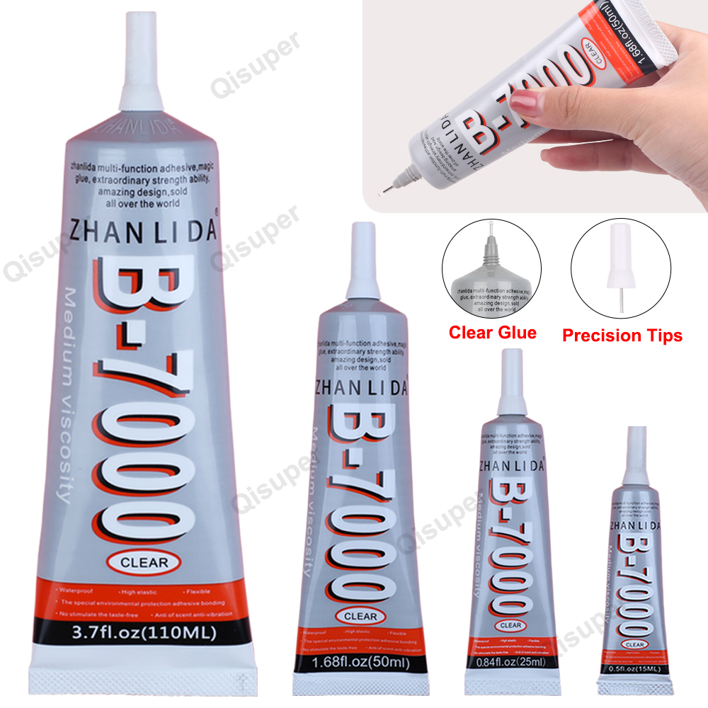 Transparent Glue Mobile Phone Repair Rhinestones Jewelry Fabric Clothes Display Super Adhesive Zhanlida Waterproof Clear Sealant