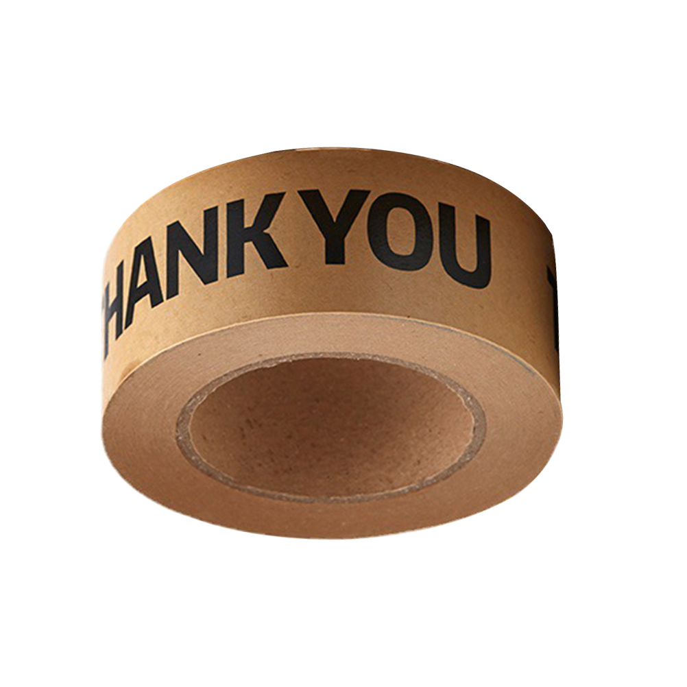 Multipurpose Kraft Paper Tape Self adhesive Sealing Writable Buffalo Packing Shipping Paper Packaging Tape for Carton Boxes