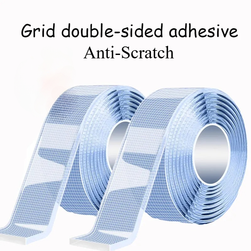 3M Mesh Nano Tape Double Sided Tape Transparent No Trace Reusable Waterproof Adhesive Tape For Paste Items In Home Office Car