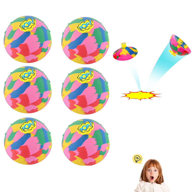 Bouncing Bowl Fidget Toys Creative Camouflage Novelty Outdoor Sensory ADHD Anxiety Relief for Kids Teens Relaxation Stress