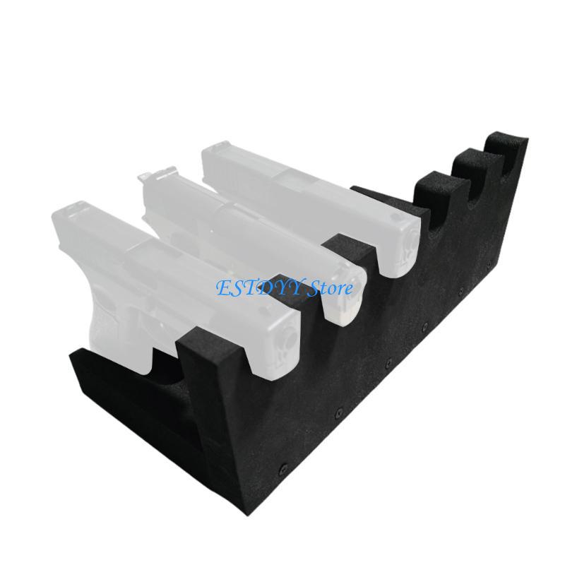 G6DE EVA Foams Handgun Storage Rack 6 Slot Display Stand Universal Protective Holsters