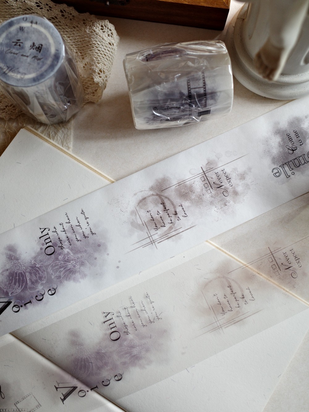 Yi'Er Studio May New Cloud Sky Series Vintage Priming Washi Pet Tape Basic