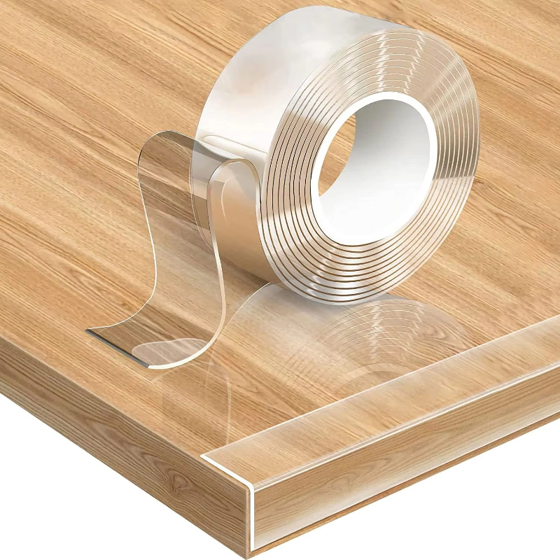 20mm-50mm Width Transparent Nano Tape Waterproof Double Sided Reusable Adhesive Strong Tapes Cleanable Kitchen Bathroom Supplie