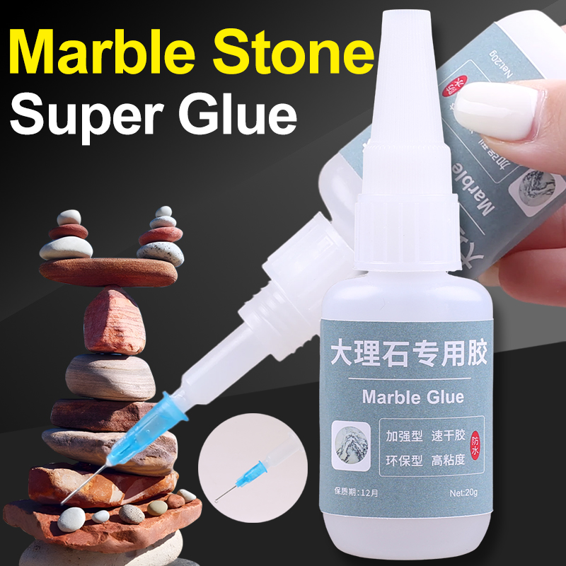 Powerful Universal Super Glue Extra Strong Marble Stone Instant Adhesive Second Crystal Jewelry Metal Cyanoacrylate 502 PVC Bond
