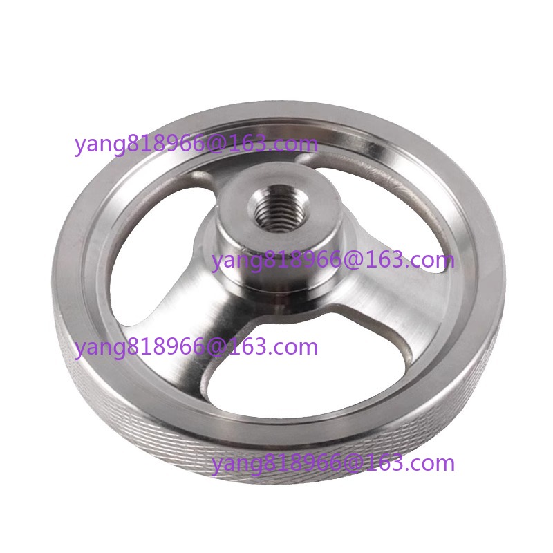 CNC 3D printer 304 stainless steel with keyway handwheel Machine tool knurled handwheel