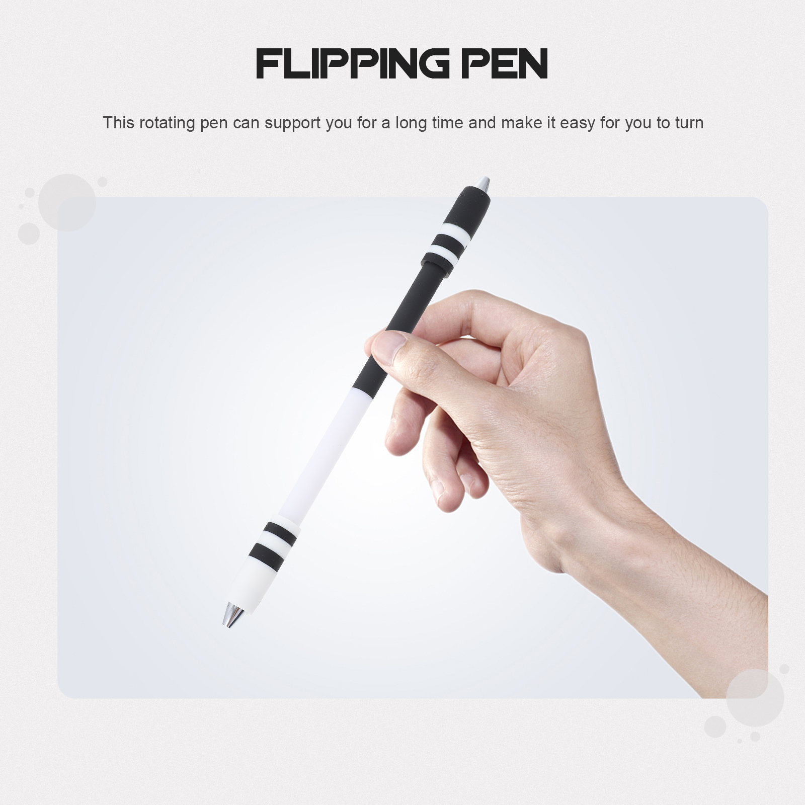2 Pcs Special Pen for Turning Spinning Spinningg Rotary Fun Rolling Finger Teens Rotating Funny Office Pens