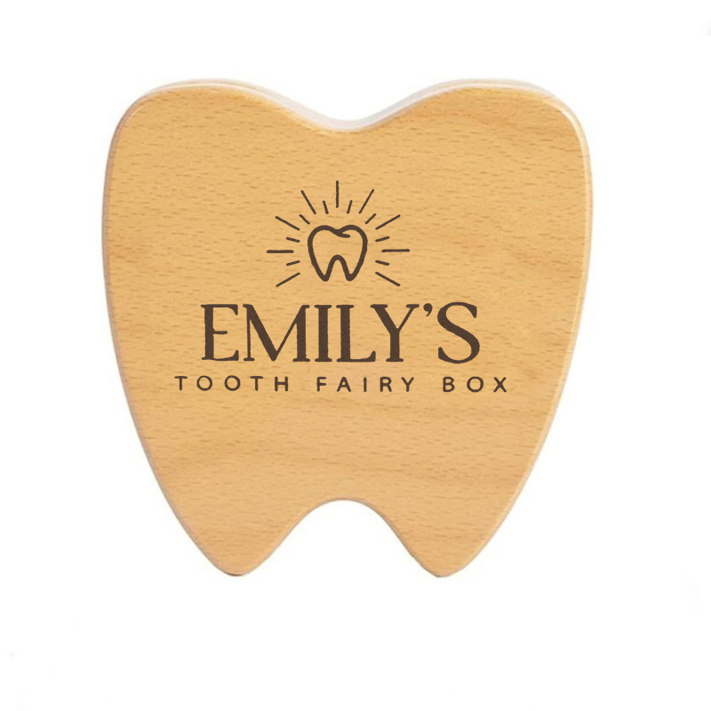 Personalized Tooth Box Tooth Fairy Box Personalized Baby Memory Box Custom Wooden Box Baby Keepsakes