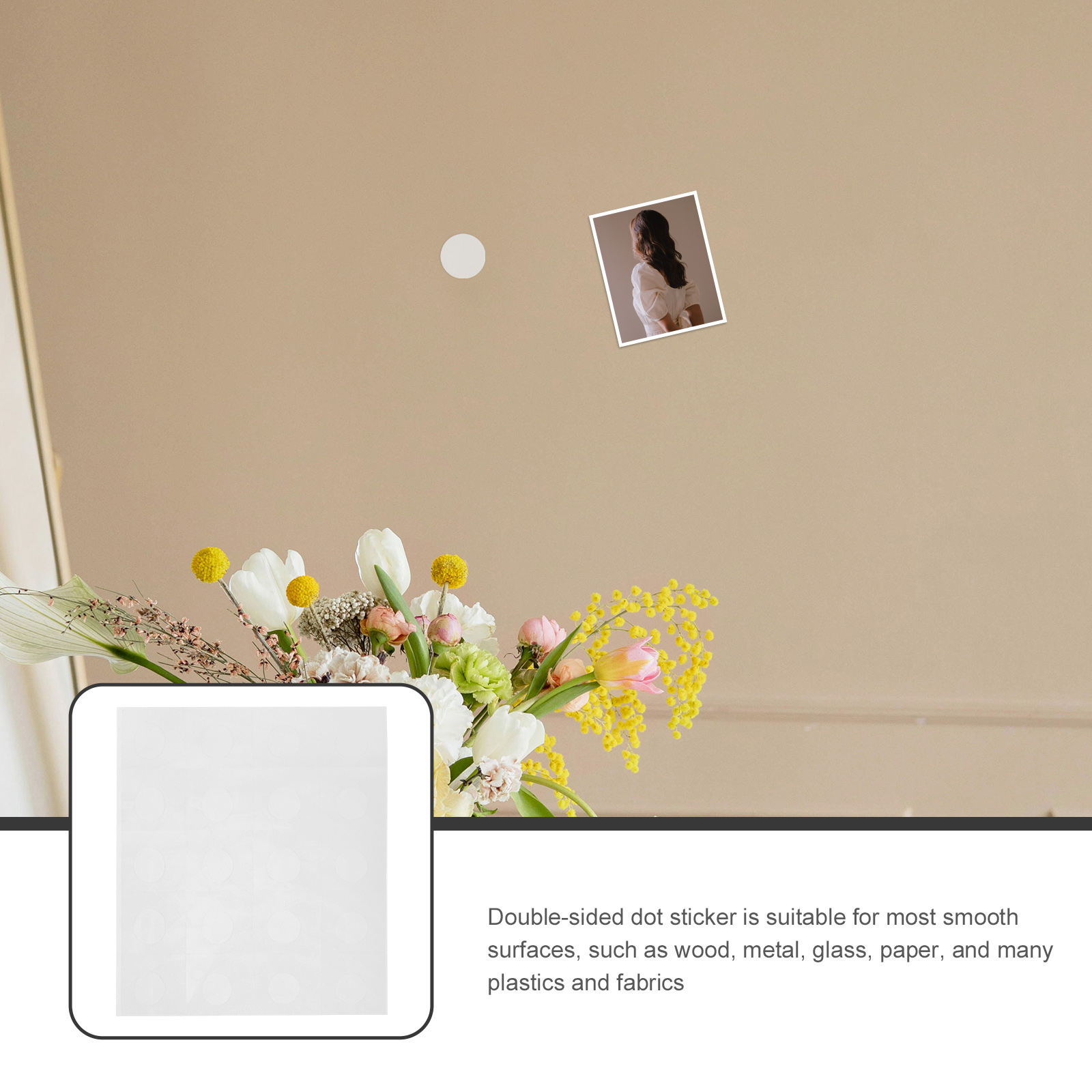 1000pcs Balloon Fixing Glue Clear Double Sided Stickers Removable Adhesive Dots For Wedding Decorations Home Crafts Double