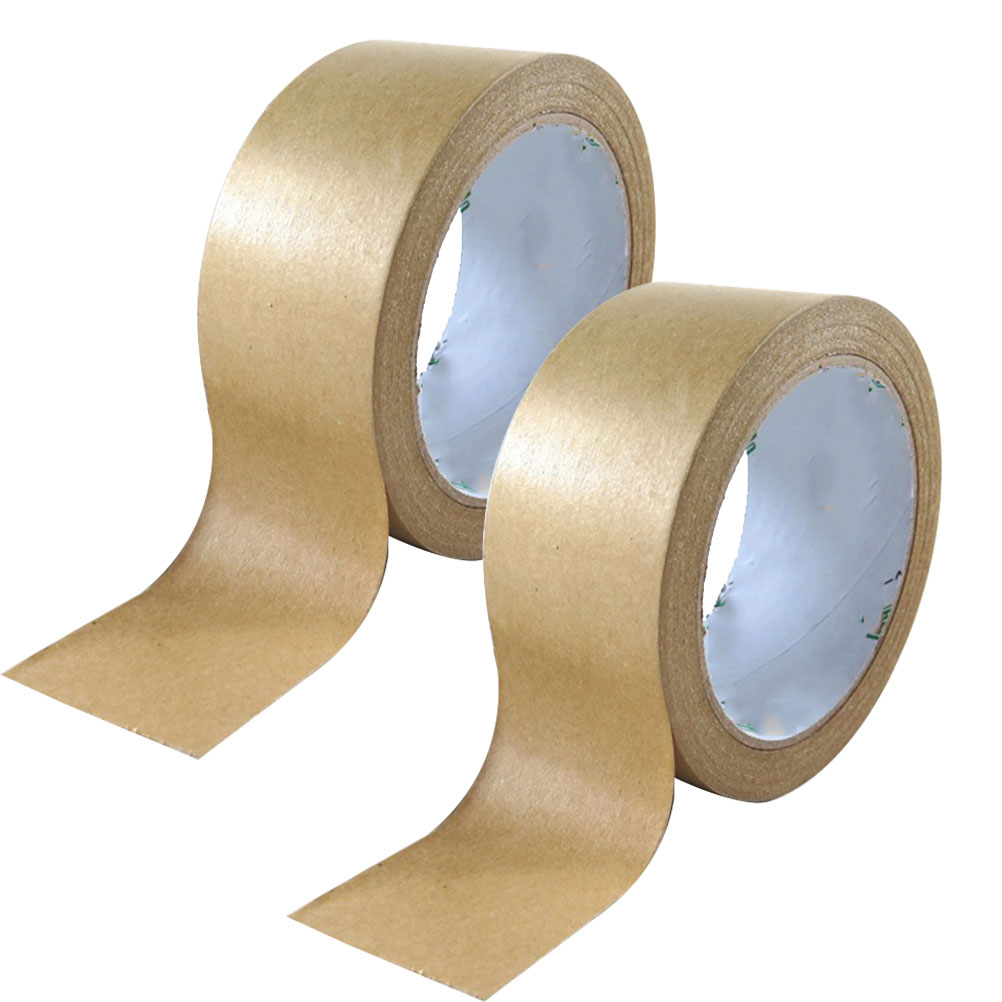 2 Rolls Buffalo Paper Tape Kraft Decoration Photo Frame Gift Wrapping Party DIY