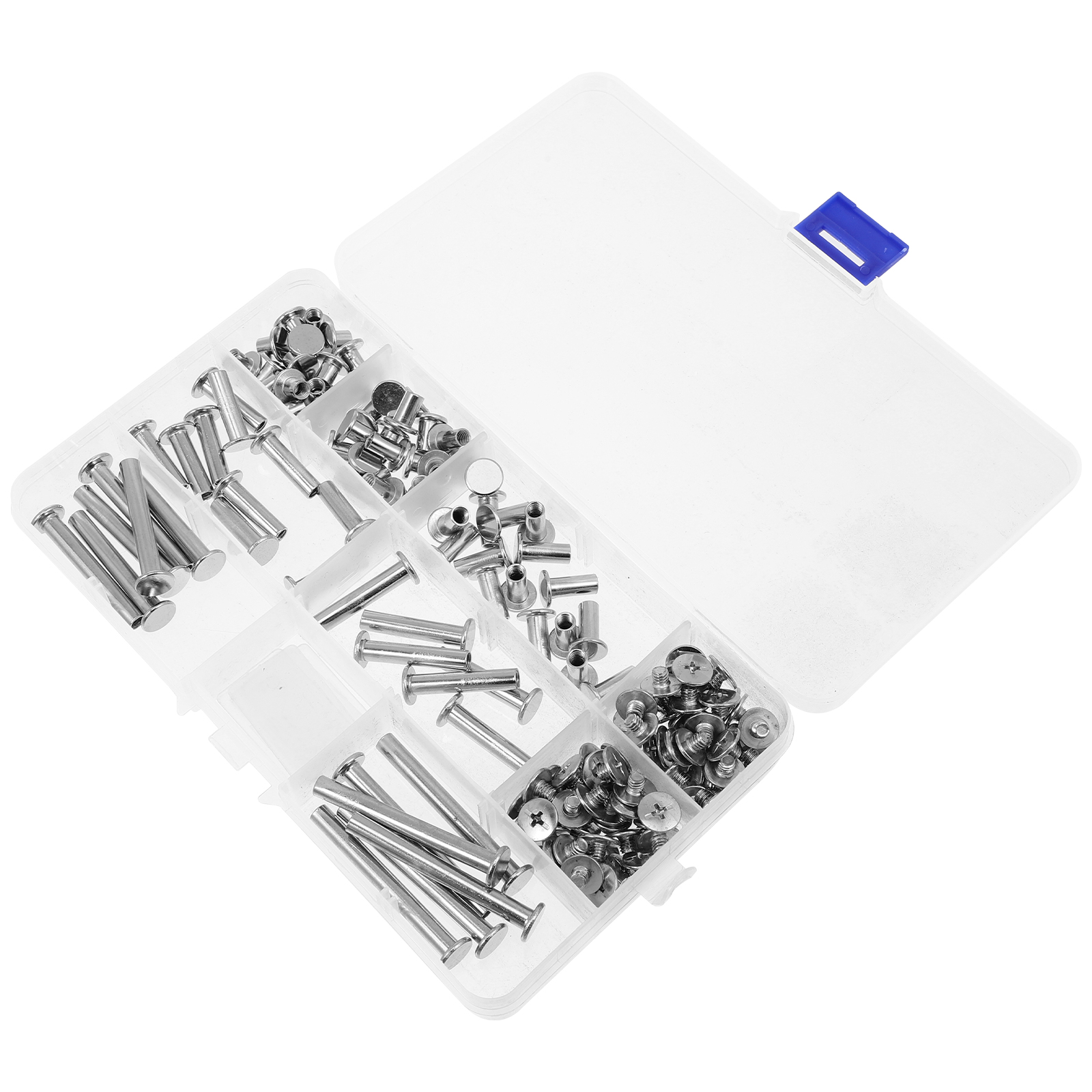 Stainless Steel Rivet Set Binding Screw Posts for Photo Album Scrapbook Craft Strong Oxidation Resistance Reusable