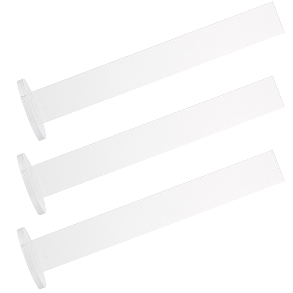 3 Sets Stand Transparent Tape Holder Scrapbook Display Rack Storage Office Support