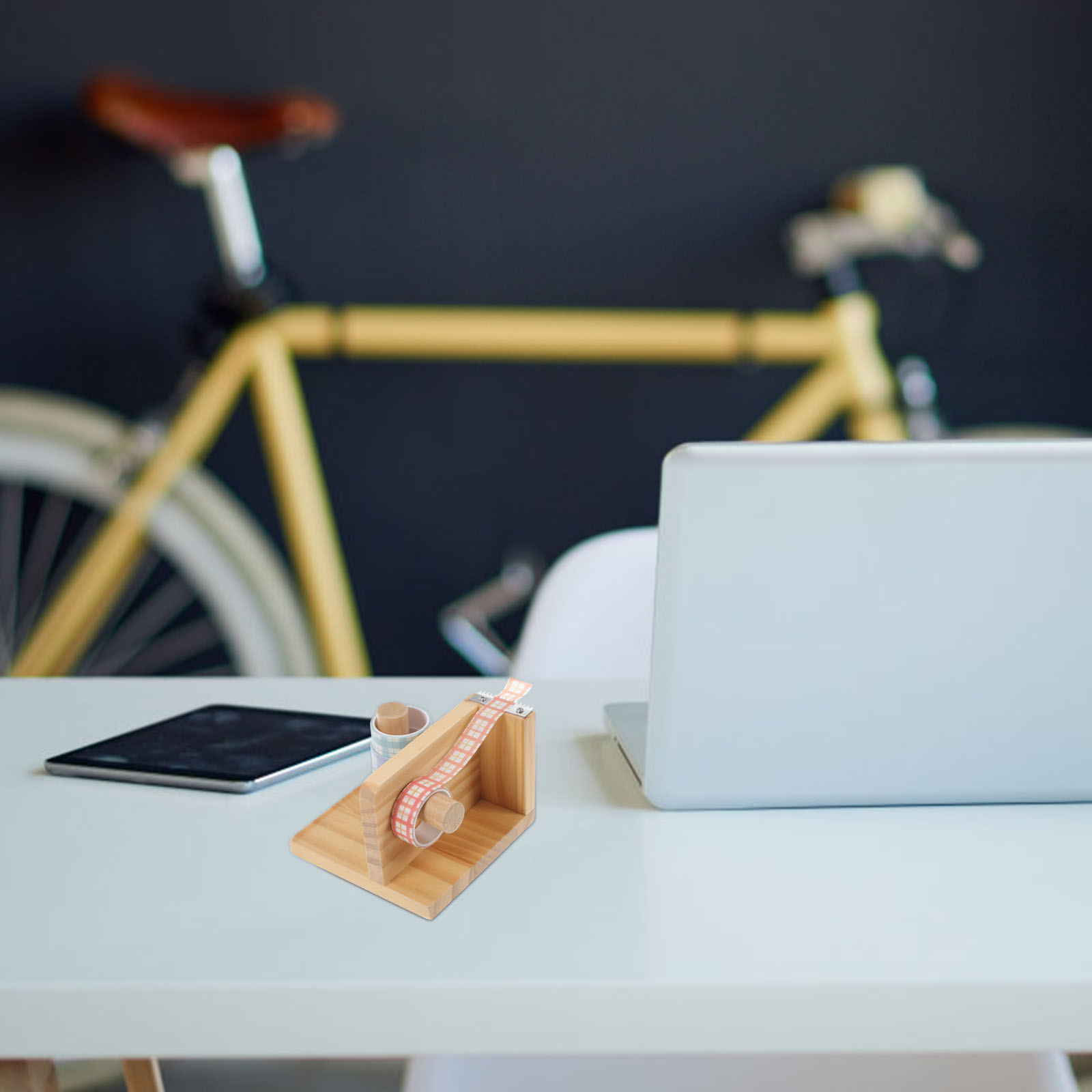 Stylish Tape Dispenser Household Cutter Easy-Use Sticker Dispensers For Office Home Gift Wrapping Package Organizer