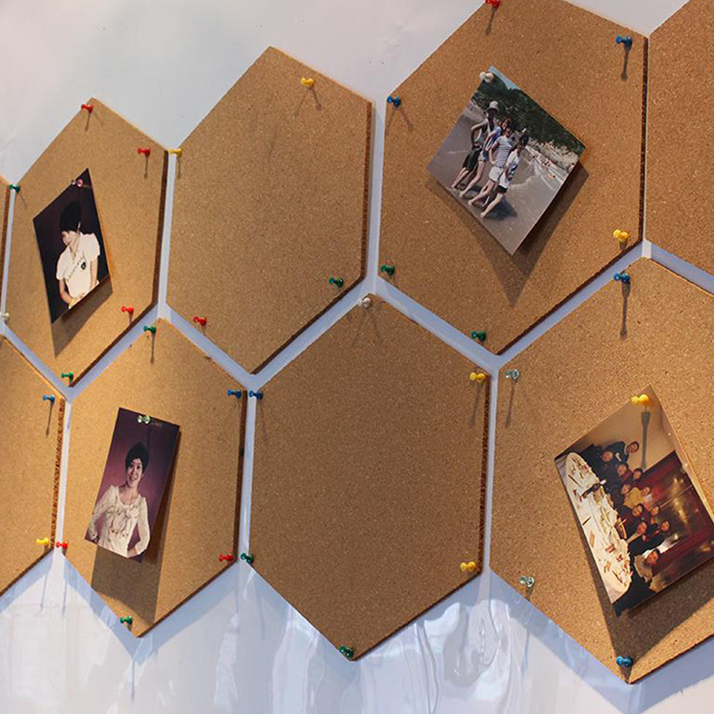 30 Pcs Non-slip Coaster Adhesive Cork Circles Coasters Self Cup Mats Strips Coffee Round