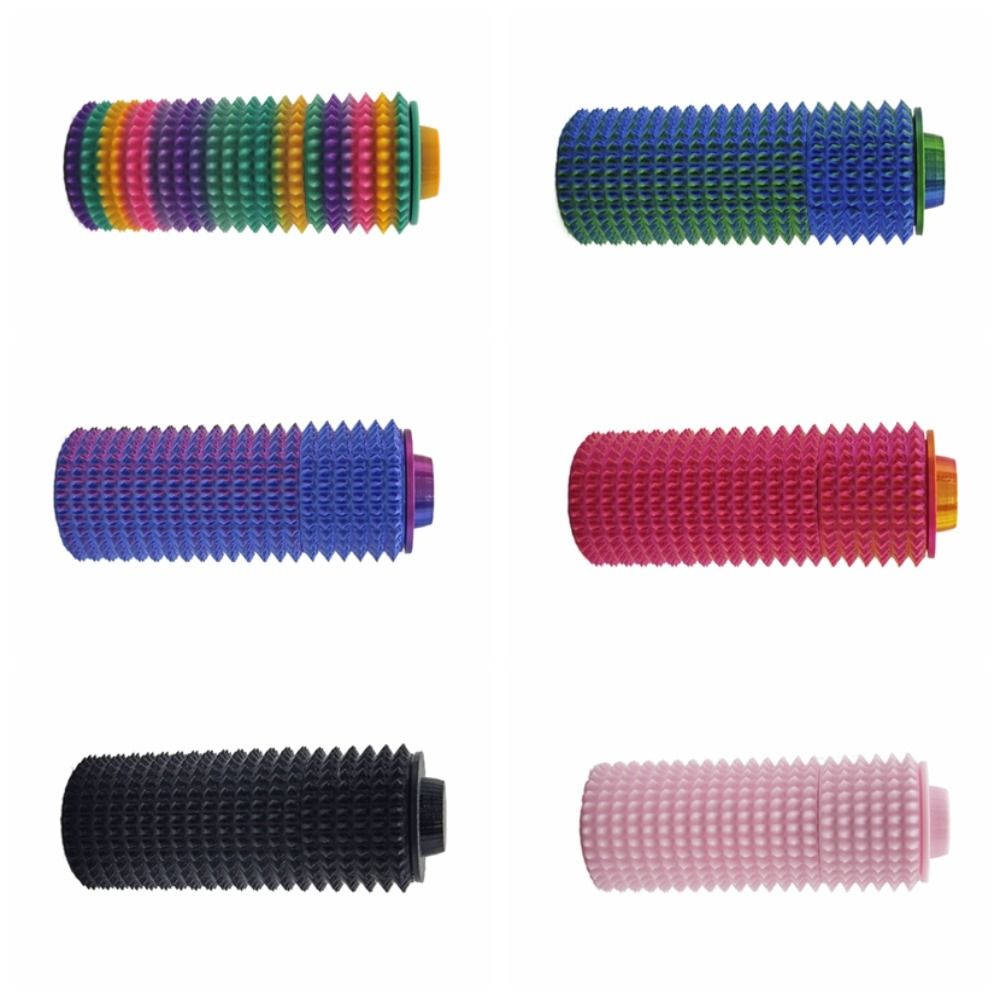 Novelty Gift 3D Printed Spiky Grippie PLA Material Pocket Sized Spiky Sensory Toys Rotation Venting Toy Mini Grippie Office Desk