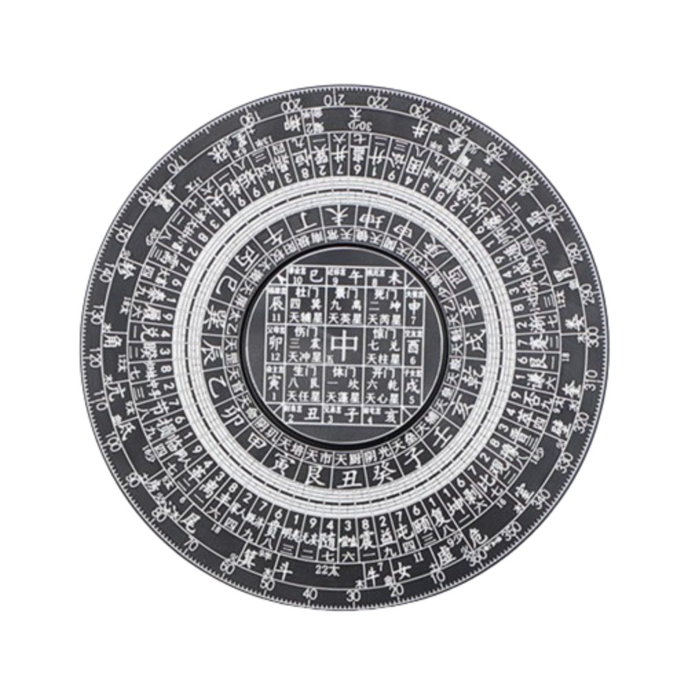 Handheld Tai Chi Fingertip Gyro Bagua Pattern Chinese Style Finger Spinner Rotating Aluminium Alloy Fidget Spinner Office