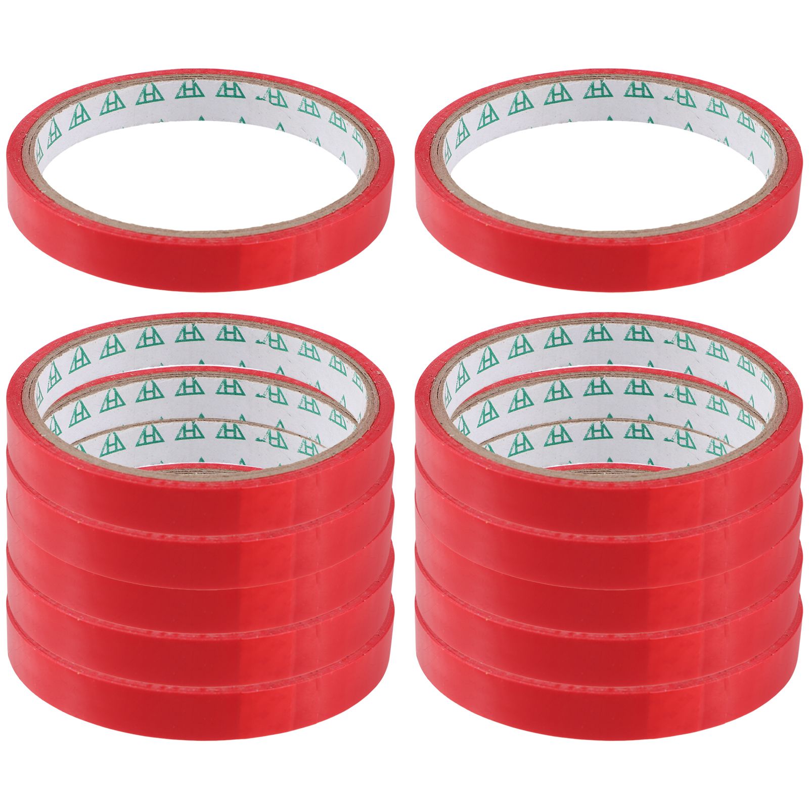 12 Pcs Blue Colored Sealing Tape Bopp Packaging Bag Tapes For Strong Adhesion Washi Tape Rolls Large Width Vegetable