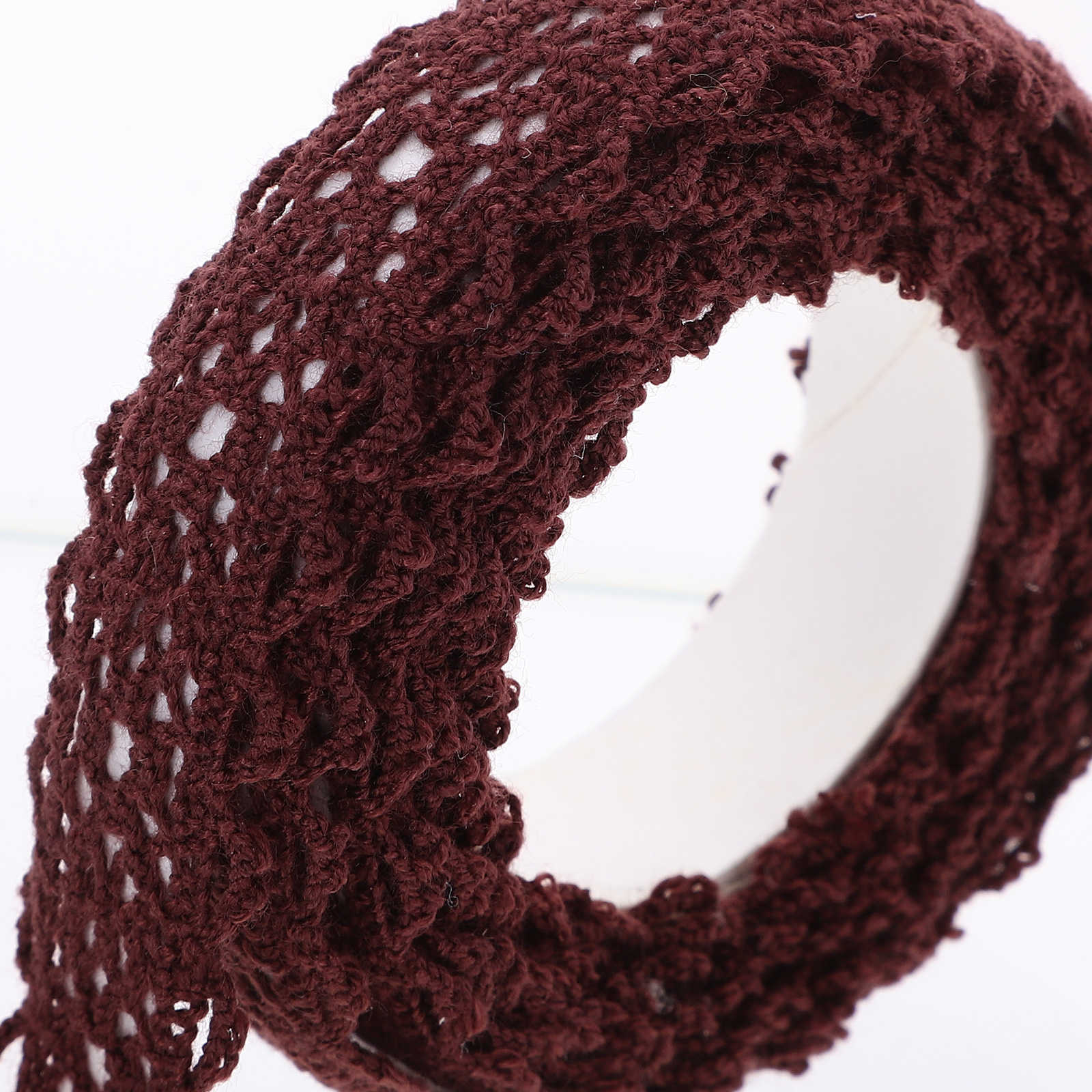 5pcs 5 Rolls Cotton Lace Tape Decorative Scrapbooking Diy Adhesive Craft Stickers Packaging Trims Photo Album Cards 12Mmx3M