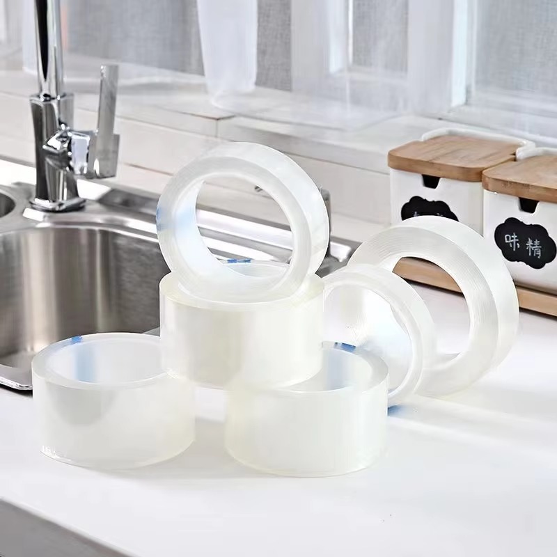 3/5/10m Length Nano Tape Double-sided Strong Decorative Adhesive Tape Transparent Waterproof Tape Glue Useful Things for Kitchen