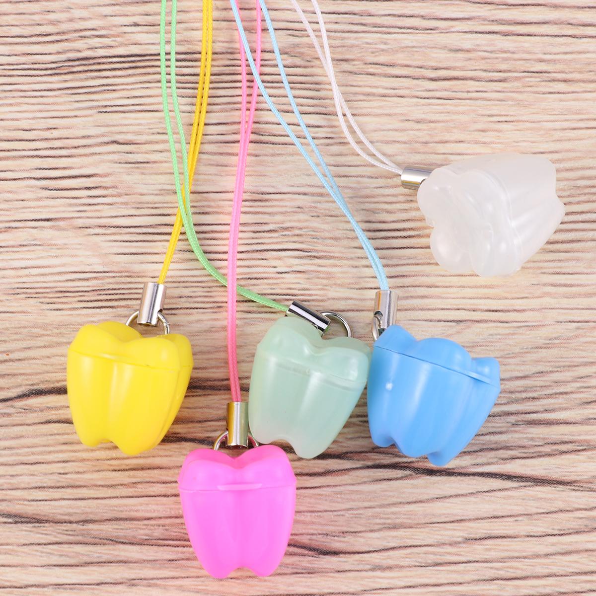 5 Pcs Baby Teeth Storage Box Milk Tooth Keepsake Container Baby Teeth Save Box Baby Teeth Souvenir Holder Baby Milk Tooth