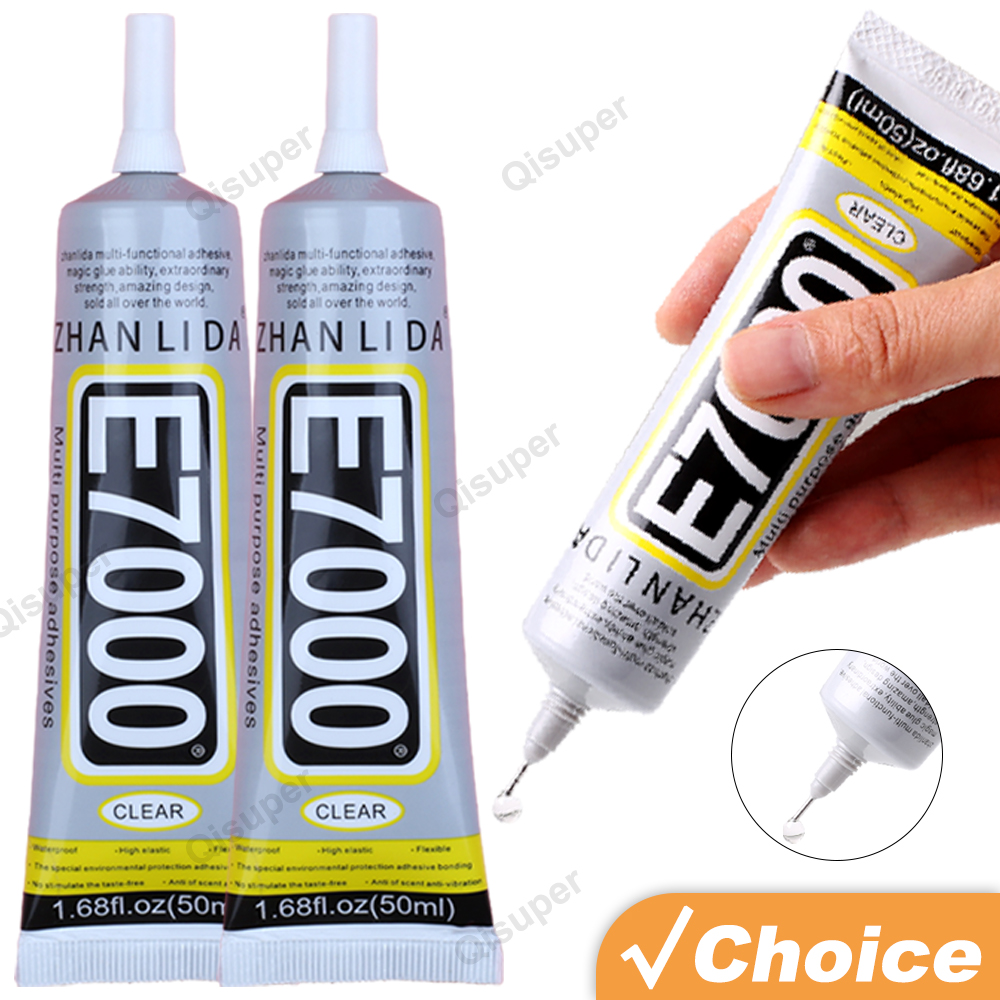 Transparent E7000 Mobile Phone Display Glue Clothing Patches Leather Rhinestones Fabrics Textiles Super Adhesive 15ml 50ml 110ml