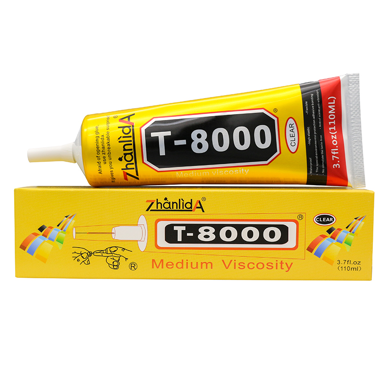 T8000 Glue Adhesive 50/110ML Mobile Phone Repair Glue Transparent Repair Jewelry Gemstone Watch Earphone