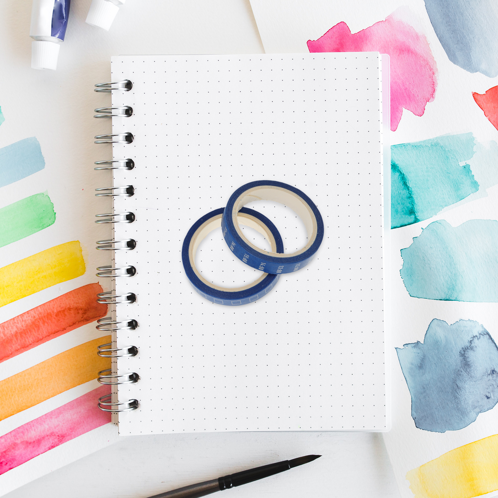 8 Rolls Tape DIY Kits Reusable Planner Stickers Scrapbooking Crafts Tape Paper ganizer Tapes No Residue