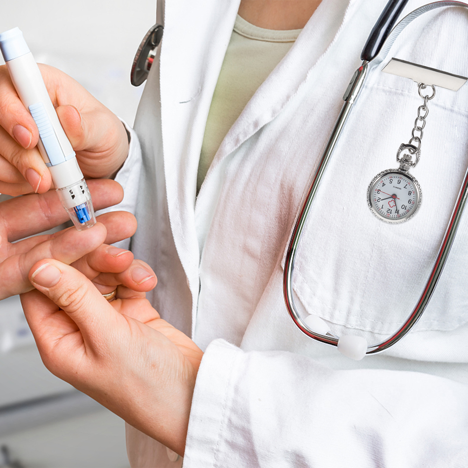 Watches Clip Women Nurses Women Fob Students Doctors Vintage Fashion Nurses Nurse Watch Fob Nurse Pocket Watch Timepiece