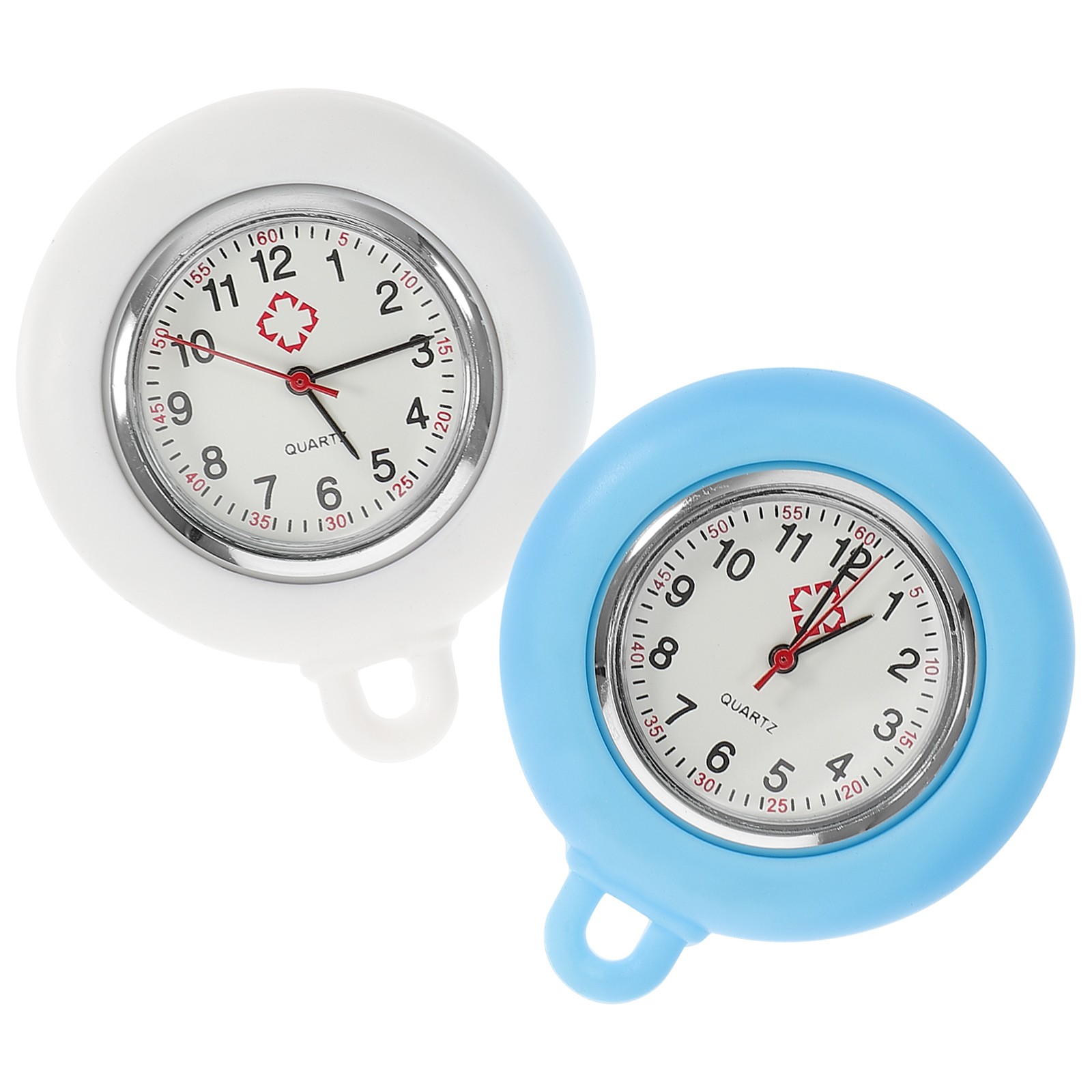 2pcs Silicone Nurse Parts Cute Material Fresh Color Dial Simple Design For Diy Vintage Pocket Supplies Quartz Watch Dials For