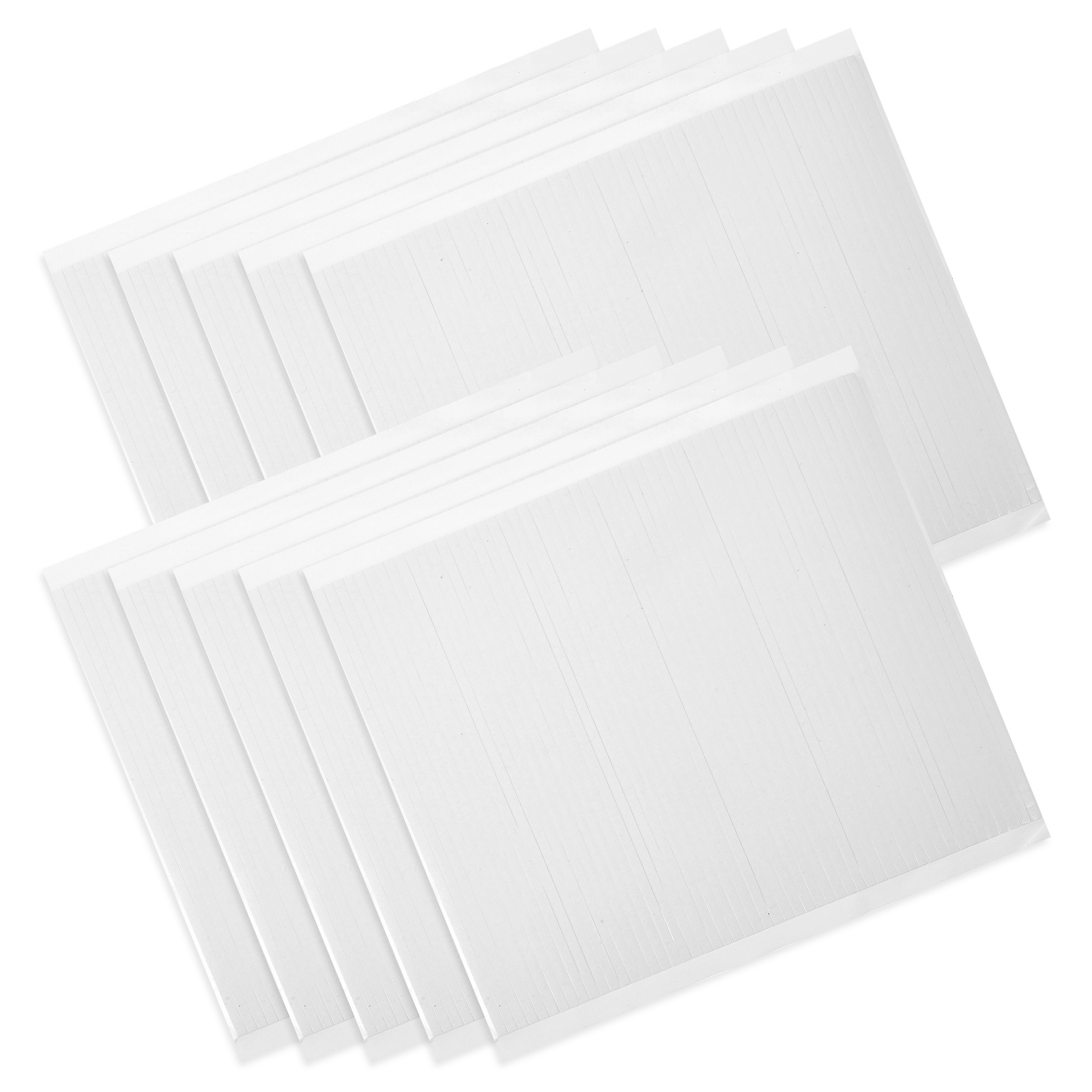 10 Sheets Dual Sided Tapes Adhesive Strips Scrapbooking Sticky Sheets Double Sided Mounts Diy Craft Projects Tape For Office