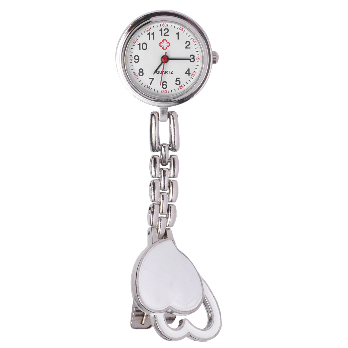 Heart Shaped Pocket Waterproof Creative Hanging For Fashion Decoration Yellow Durable Easy Read Gift Nurse Pocket Watch Fashion