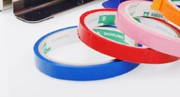 10 Rolls Colored Bag Sealing Tape Bag Refills Ties Decorative Packing Tapes Supermarket Dispenser