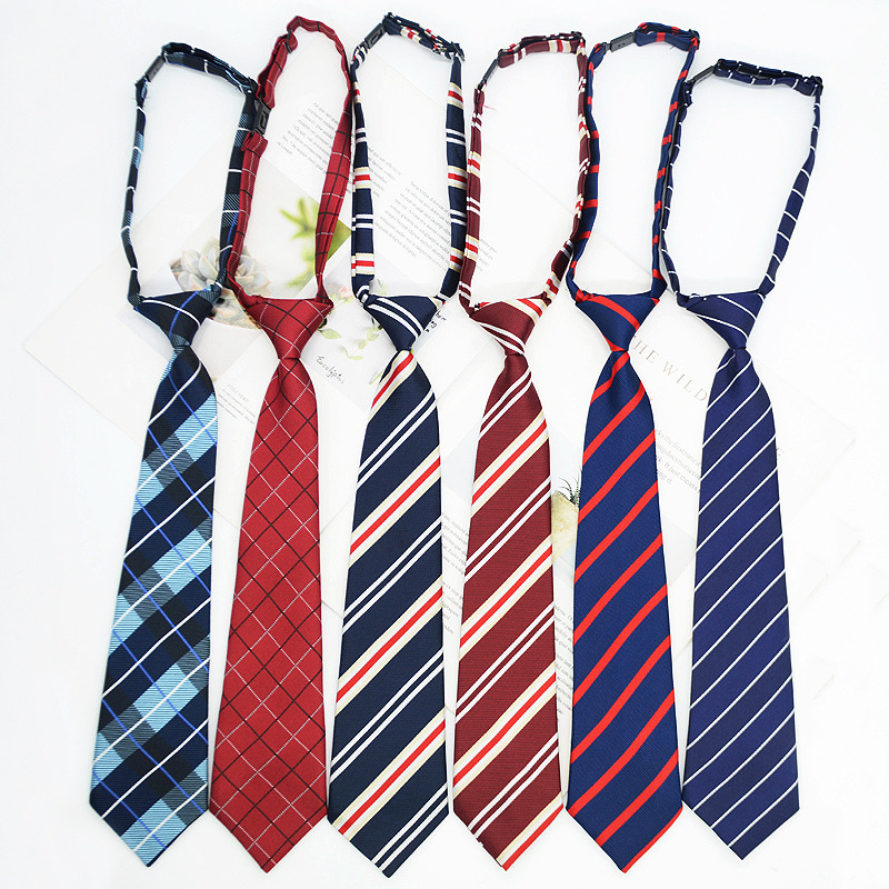 33*6cm/13*13cm JK Necktie for Wedding Party Boys Girls Tie Woven Necktie for Men Women Neck Wear Men&#039;s Stripe Ties Gifts