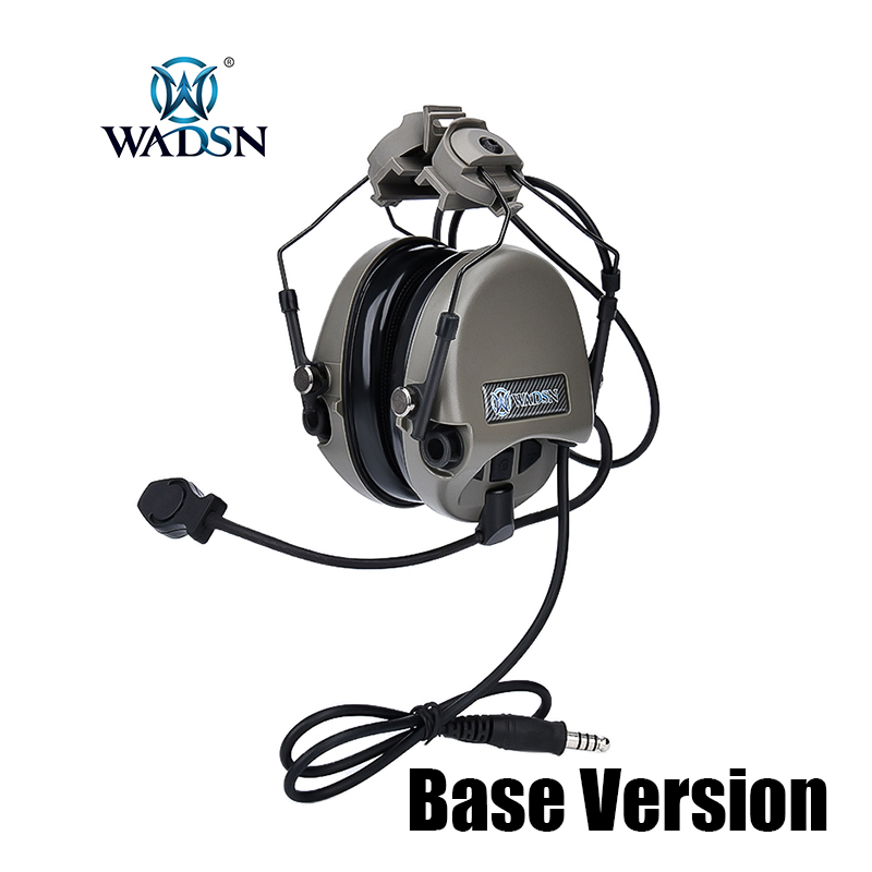 Tactical FAST Helmet Earphone Sordin Headset Shooting Noise Reduction Amplify The Sound Around You Airsoft Hunting Headphone