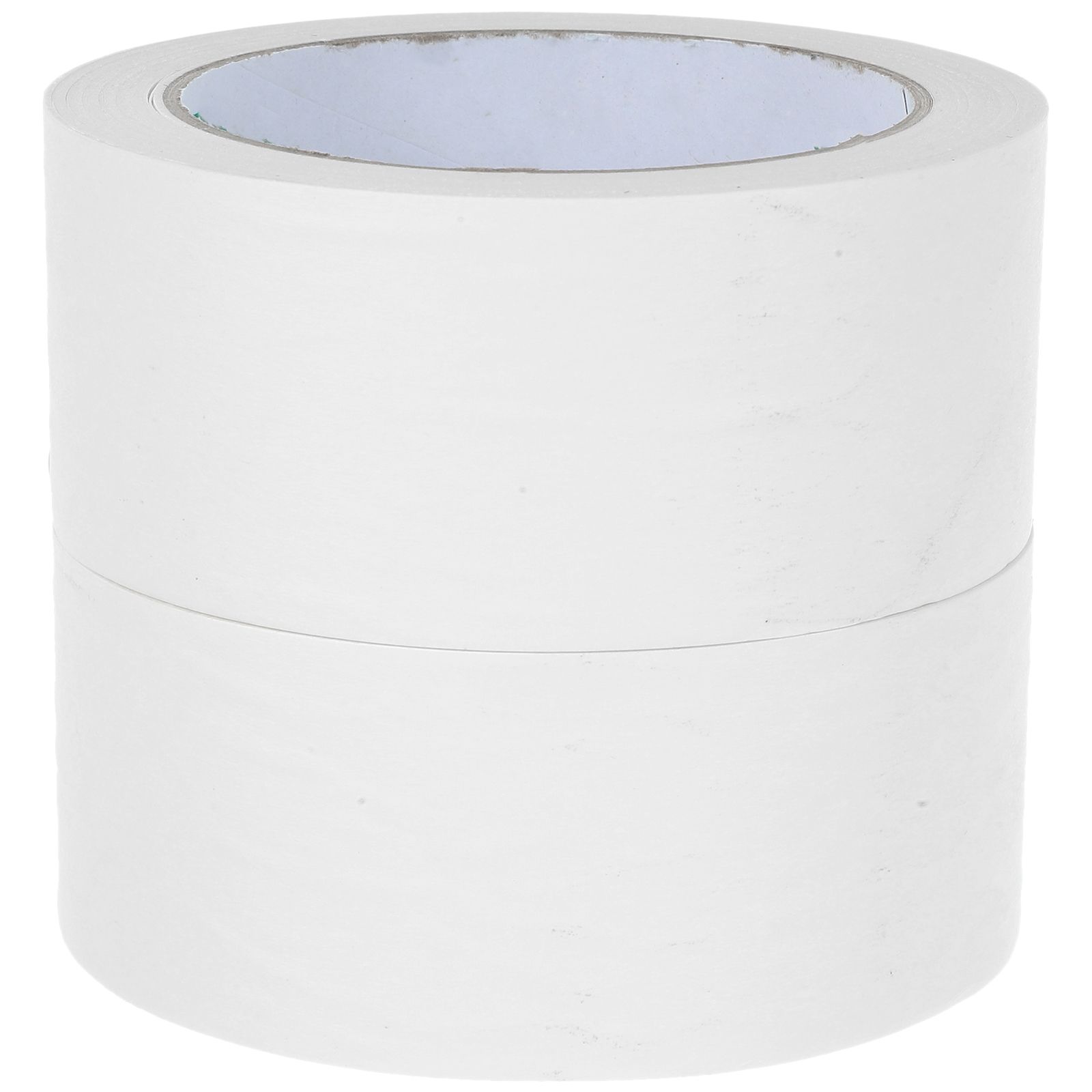 2 Rolls 45mmx30m White Kraft Paper Tape Strong Adhesion Sealing Packing Boxes Shipping Mailing Heavy Duty Writable Self Adhesive