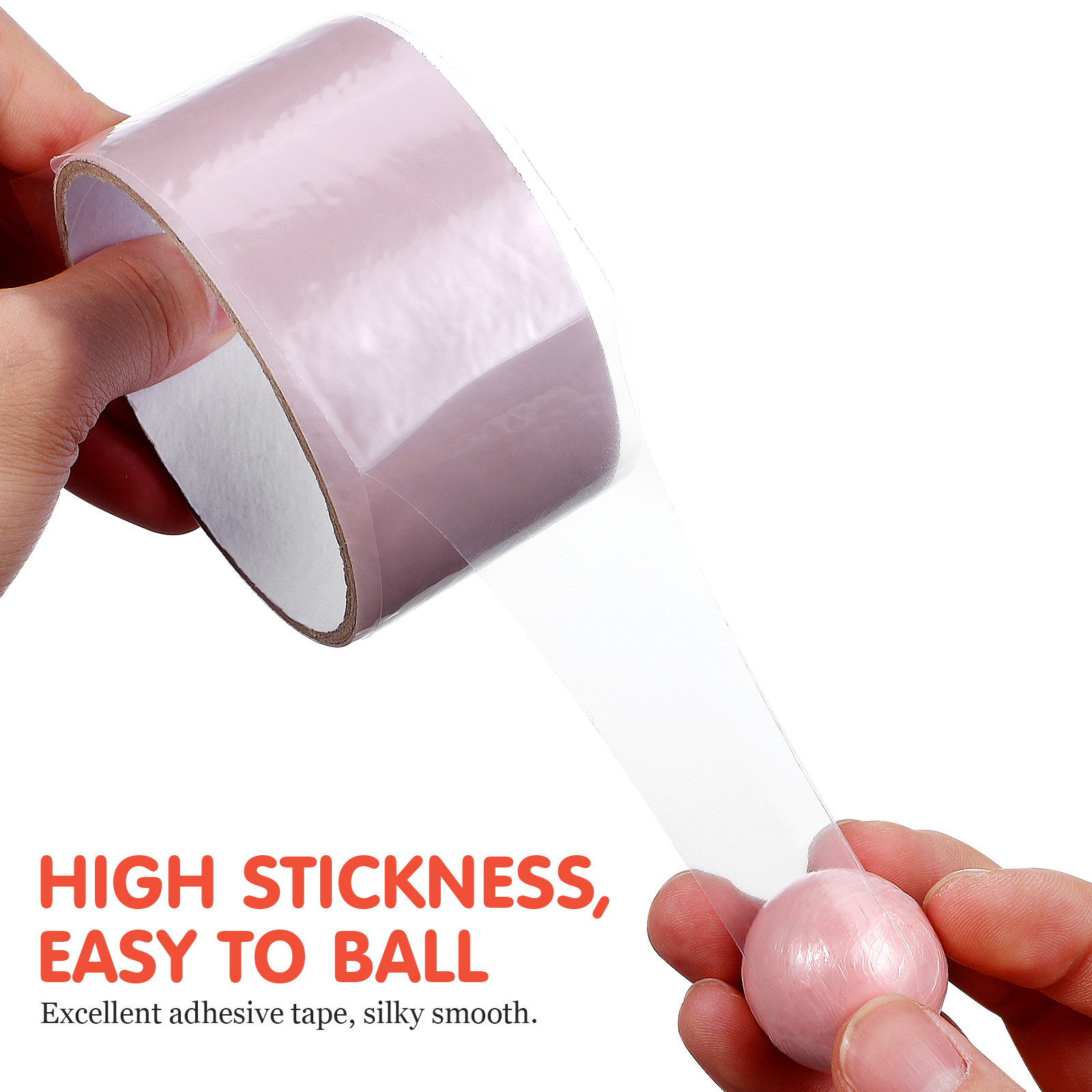 6 Rolls Adhesive Tapes Ball Sticky Colorful Duct Tapes Kids diy Sticky Balls Making Stress Relaxing tool Decompression supplies