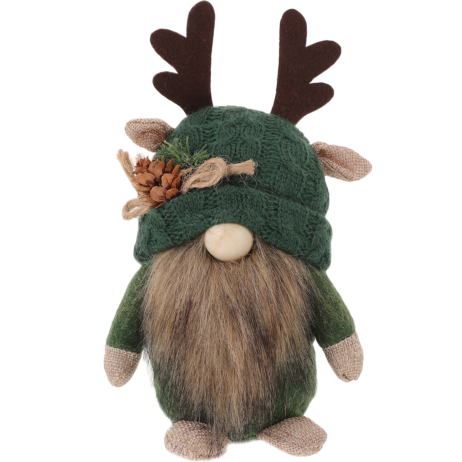 Christmas Decor Antler Gnome Forest Theme Soft Desktop Decoration Tabletop Centerpiece Cute Gnome Ornaments For Bedroom Car