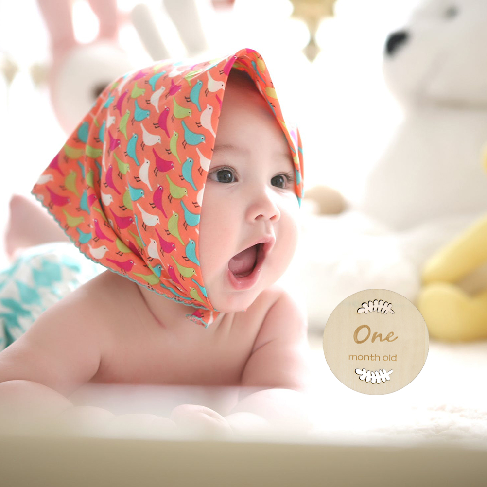 Baby Monthly Cards Milestone Stickers Newborn Photo Props Commemorate First Year Infant Belly Gifts High Quality Self Adhesive