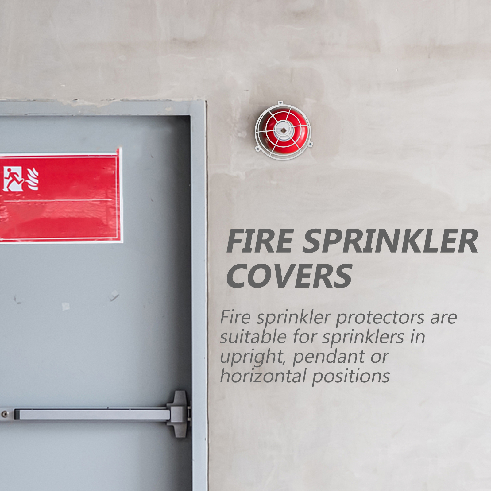 Stainless Steel Cover Bracket Head Cage Protector For Systems Upright Pendant Horizontal Positions Fire Sprinkler