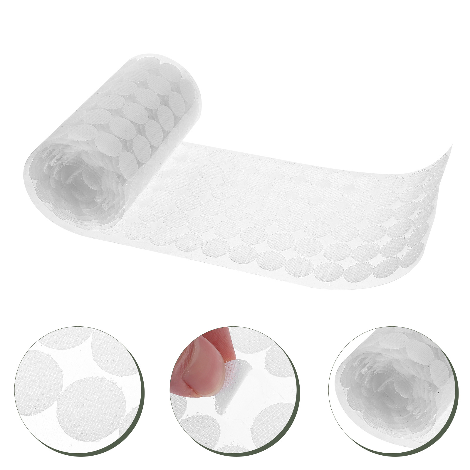 528 Pairs Adhesive Removable White Color Dot Stickers Round Self-adhesive Small