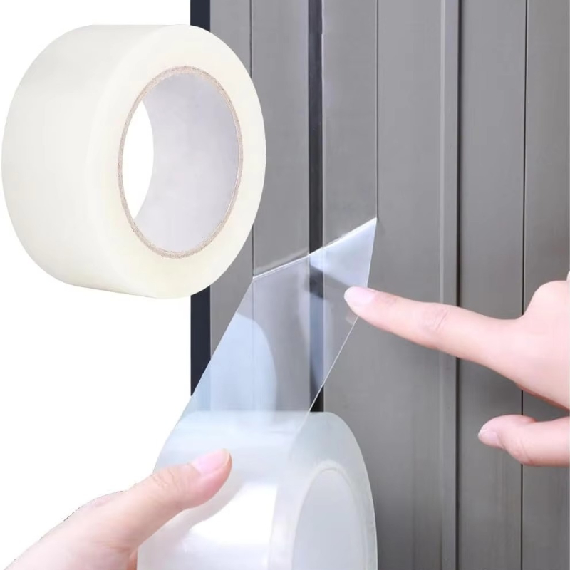 3/5/10m Nano Tape Double-Sided Adhesive Tape Traceless Window Sealing Waterproof Tapes For Bathroom Kitchen Sink Tap Gel Sticker