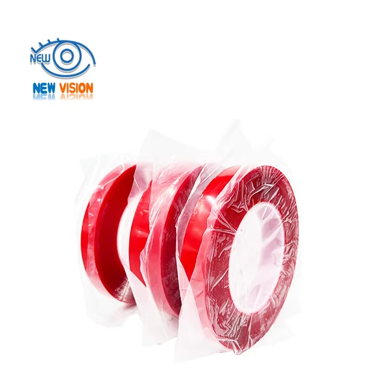 Ultra-strong Double Sided Tape Red Film Acrylic Foam Transparent No Traces Adhesive Tapes Reusable Waterproof Wall Fixed Sticker