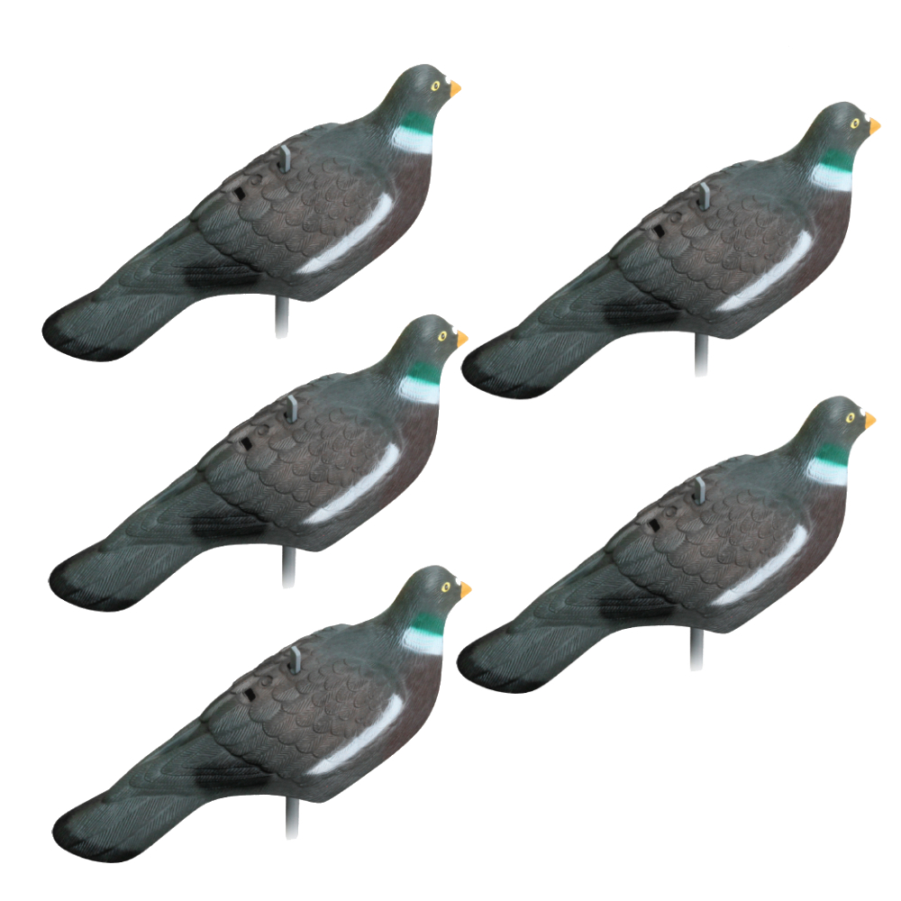 1/3/6pcs 3D Pigeon Decoy Hunting Lifelike Painted Fake Bird White Wing Shooting Dove Decoy Practice Shooting Hunting Supplies