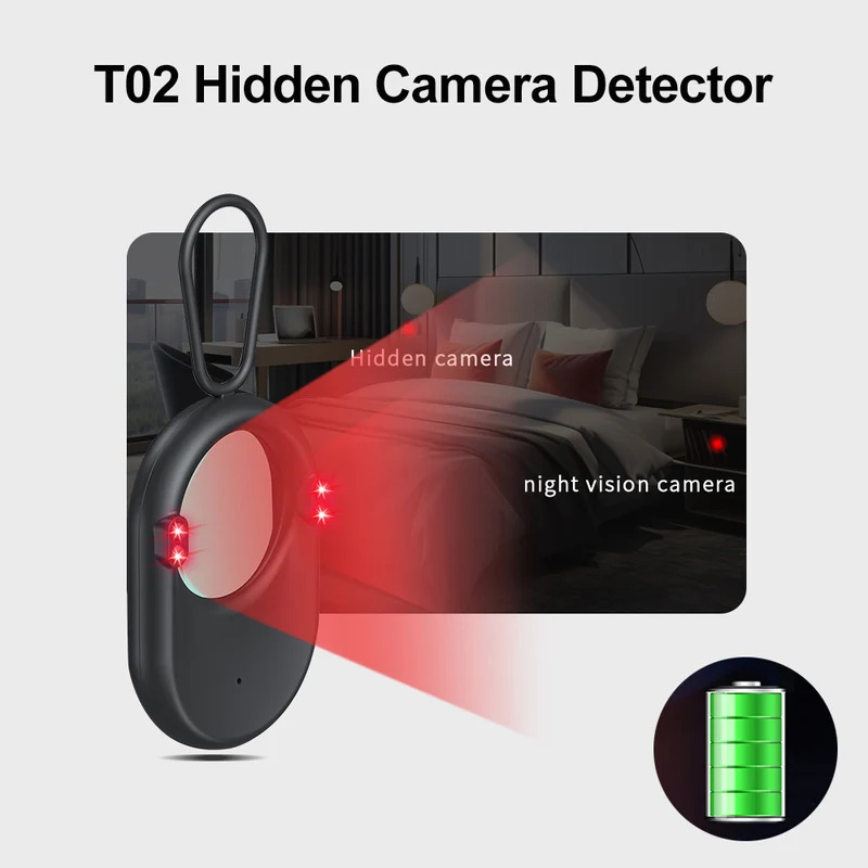 Anti Candid Hidden Camera Detector Security Protection Bug Discreet Spy Invisible Gadgets Professional Infrared Presence Sensor